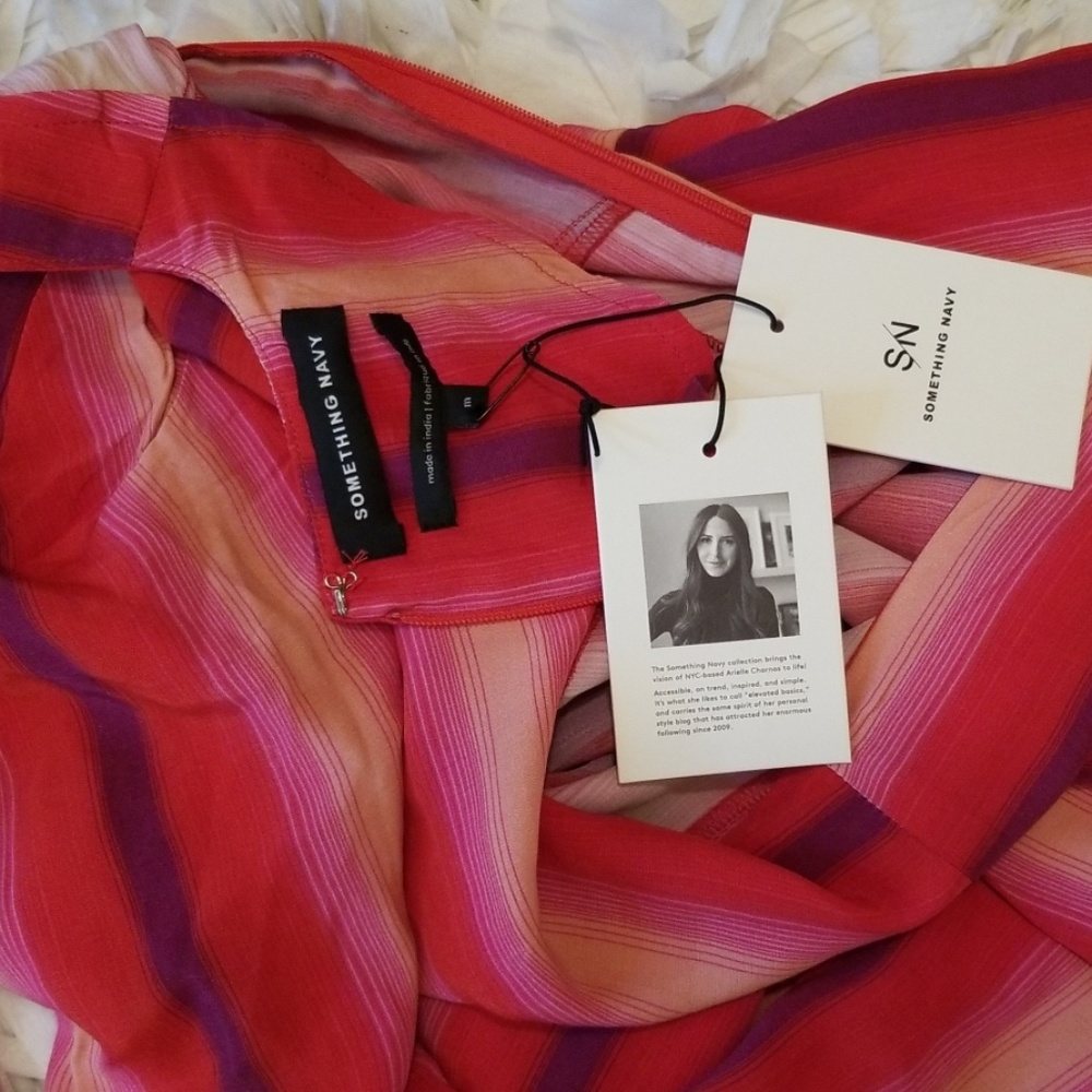 Something Navy Mini Puff Sleeve - image 4